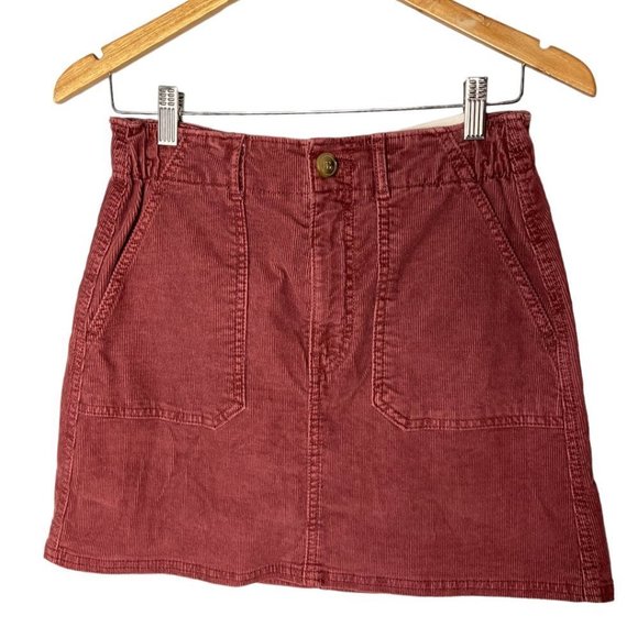 American Eagle High Waisted Corduroy Mini Skirt - Picture 5 of 11